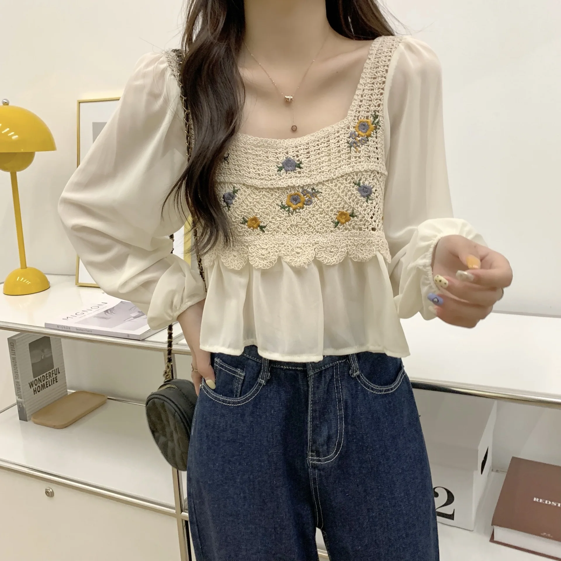 

Летний вязаный пуловер с U-образным вырезом 2025 г., женские базовые солнцезащитные топы, женская свободная однотонная повседневная футболка без рукавов, топ D564