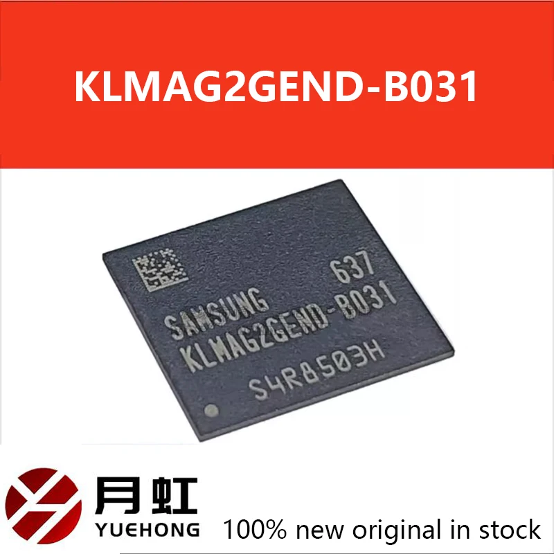 1pcs/lot Original Genuine KLMAG2GEND-B031 BGA-153 16GB EMMC 5.0 Definitive performance for mobile storage KLMAG2GEND B031
