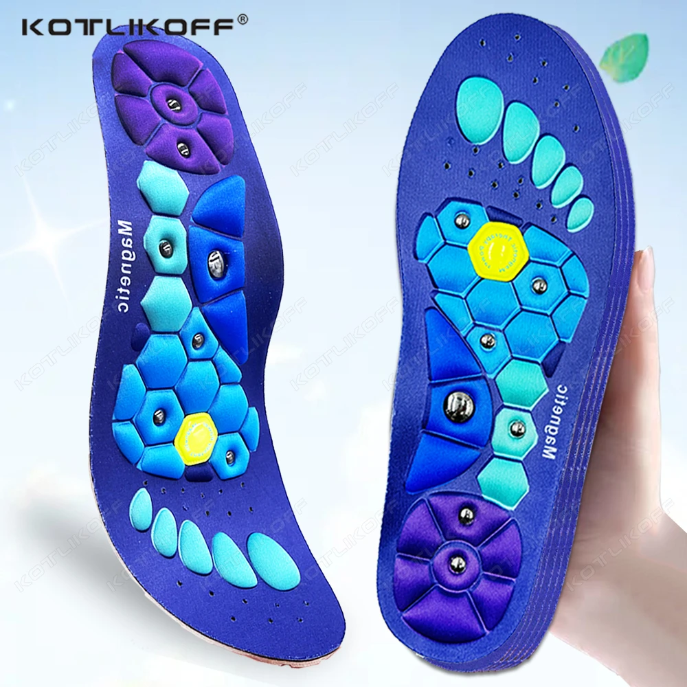 Therapy Sports Insoles Massage Medical Magnetic Foot Weight Loss Slimming Acupressure Insole Anti-fatigue Health Care Shoe Pads