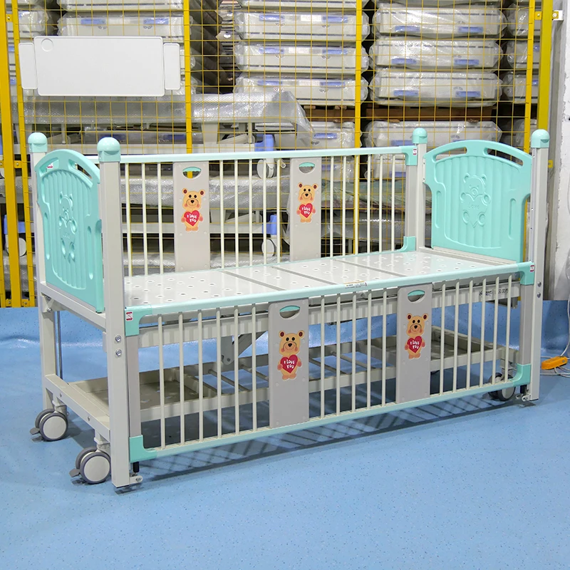 New Children Hospital Bed 2 Crank medical bed Manual Children's healthy care 