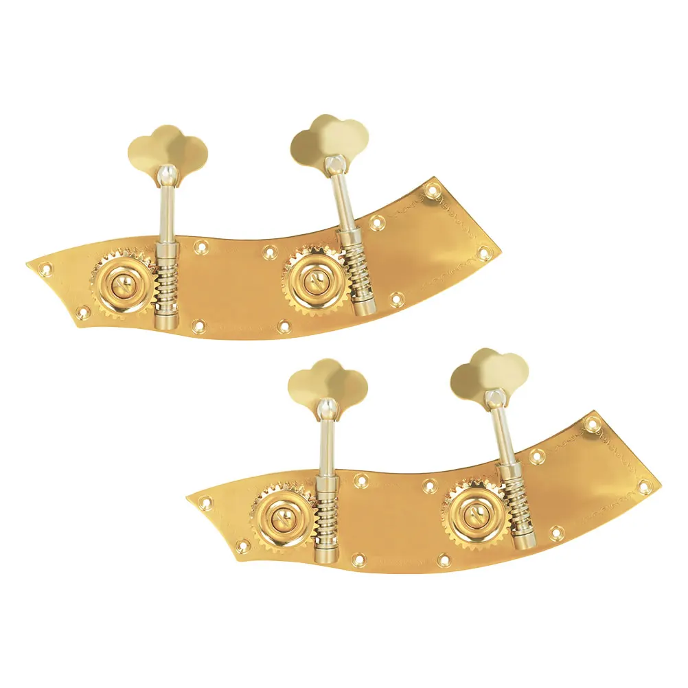 

2pcs Double Bass Tuning Pegs Golden Guitar Parts Acoustic Keys Machines Accessories Violin Copper Durable Easy Install