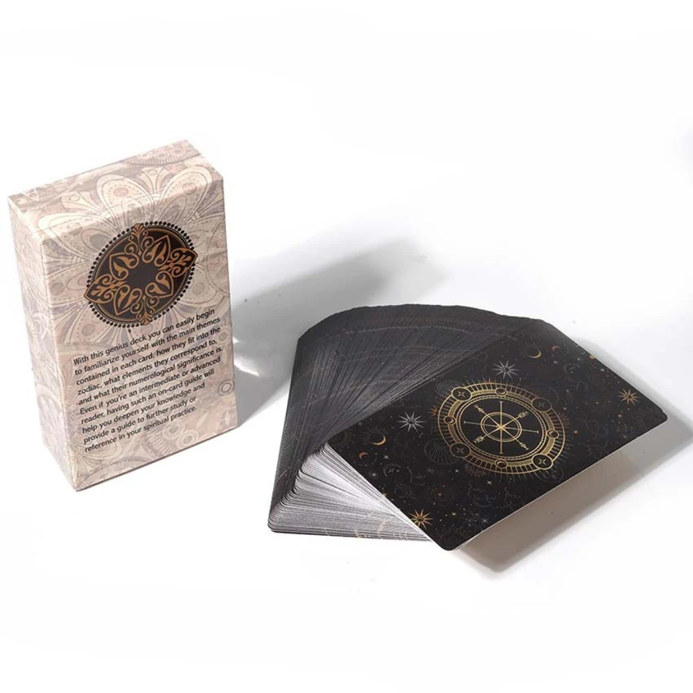 初心者向けタロット - 2025 年版、詳細ガイド付きレトロスタイル占いゲーム、理想的な占いツールとギフト、フィート