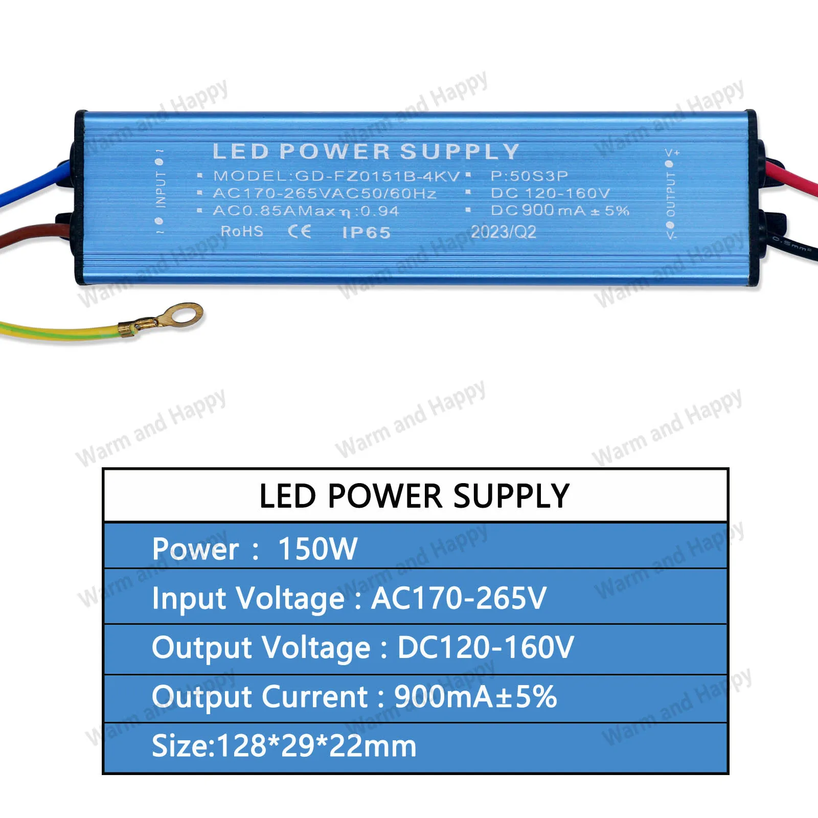 30W 50W 100W 150W 200W 300mA 600mA 1200mA LED Driver For LED Power Supply Constant Current Voltage Control Lighting Transformers