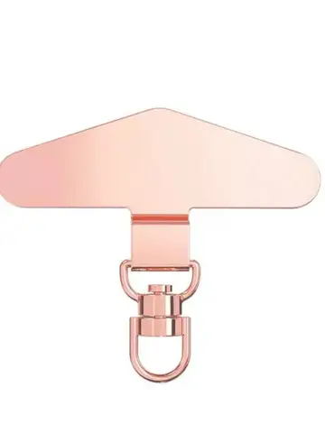 360° Rotation Metal Steel Phone Tether Tab Cell Phone Lanyard DY Patch Gasket Universal Cellphone Lanyard Safety Connecter Piece