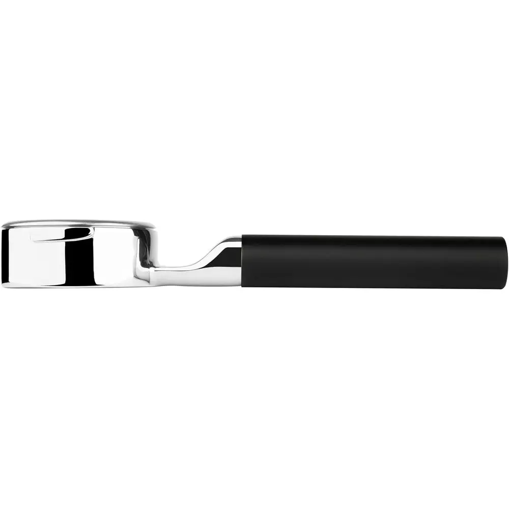 

58mm Bottomless Naked 2 Ears Lay Flat Portafilter, 18-20g Basket, Anodized Aluminum Handle (Black, 58mm)