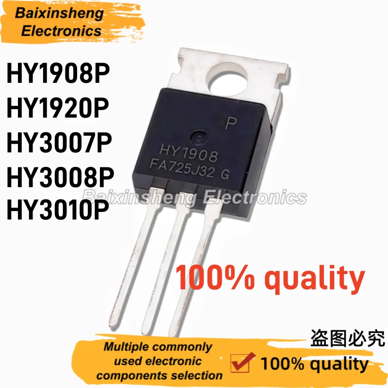 10PCS NEW HY1908P HY1920P HY3007P HY3008P HY3010P TO-220 HY1908 HY1920 HY3007 HY3008 HY3010 Controller Field Effect Transistor