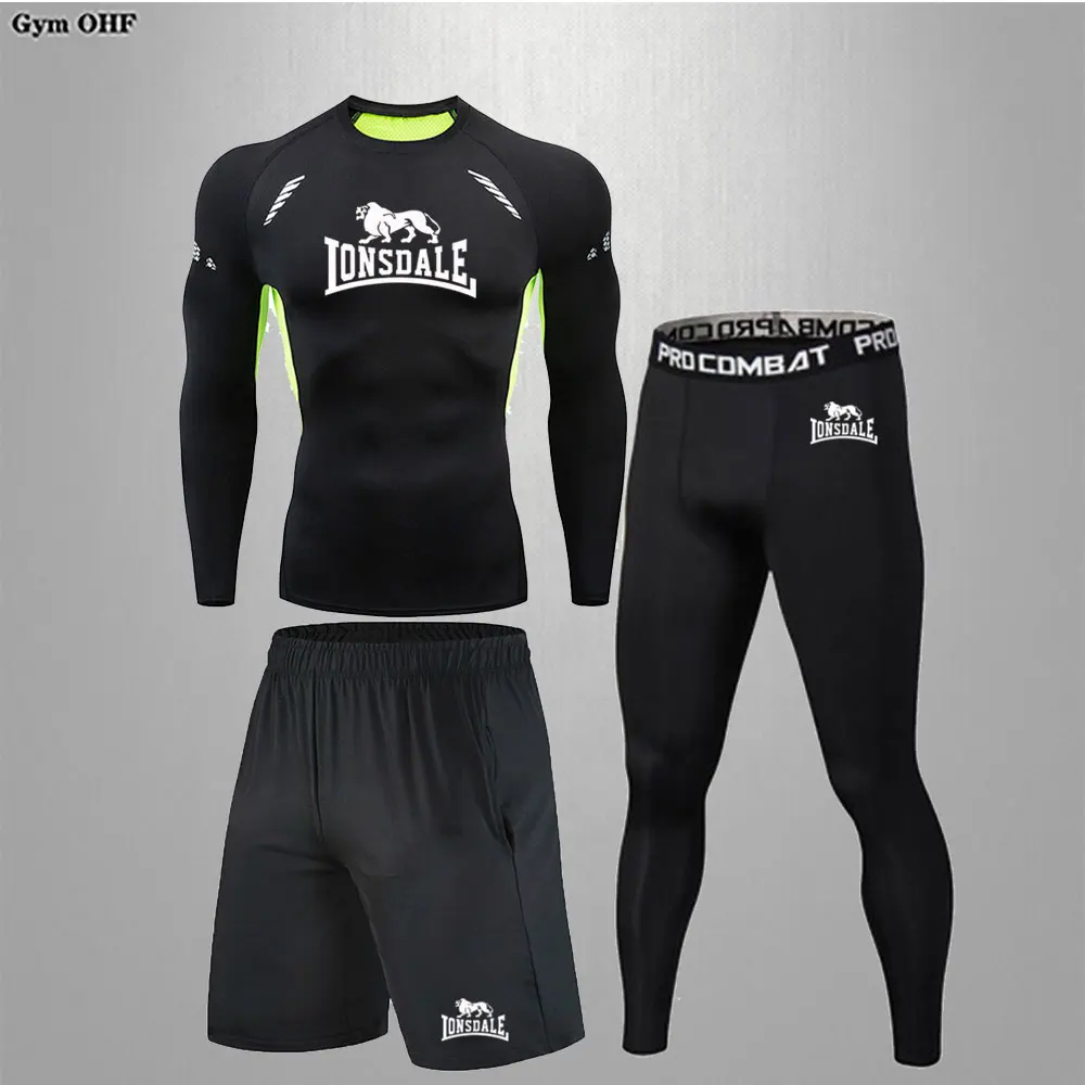 

Fitness Room Jogging Fitness Men's Set Outdoor Fitness Training Tight Fitting Sportswear Men's Sports Pants Running Sportswear