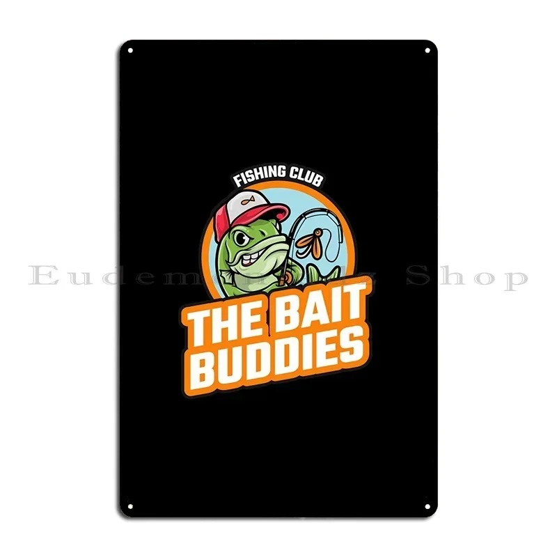 Fishing Club Metal Plaque Poster Pub Wall Pub Designing Wall Cave Custom Tin Sign Poster