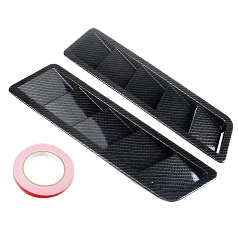 

Car Hood Vent Louver Cooling Panel Carbon Patterned Air Flow Intake Scoop Cover Scoop Bonnet Hood Auto Parts Automobile