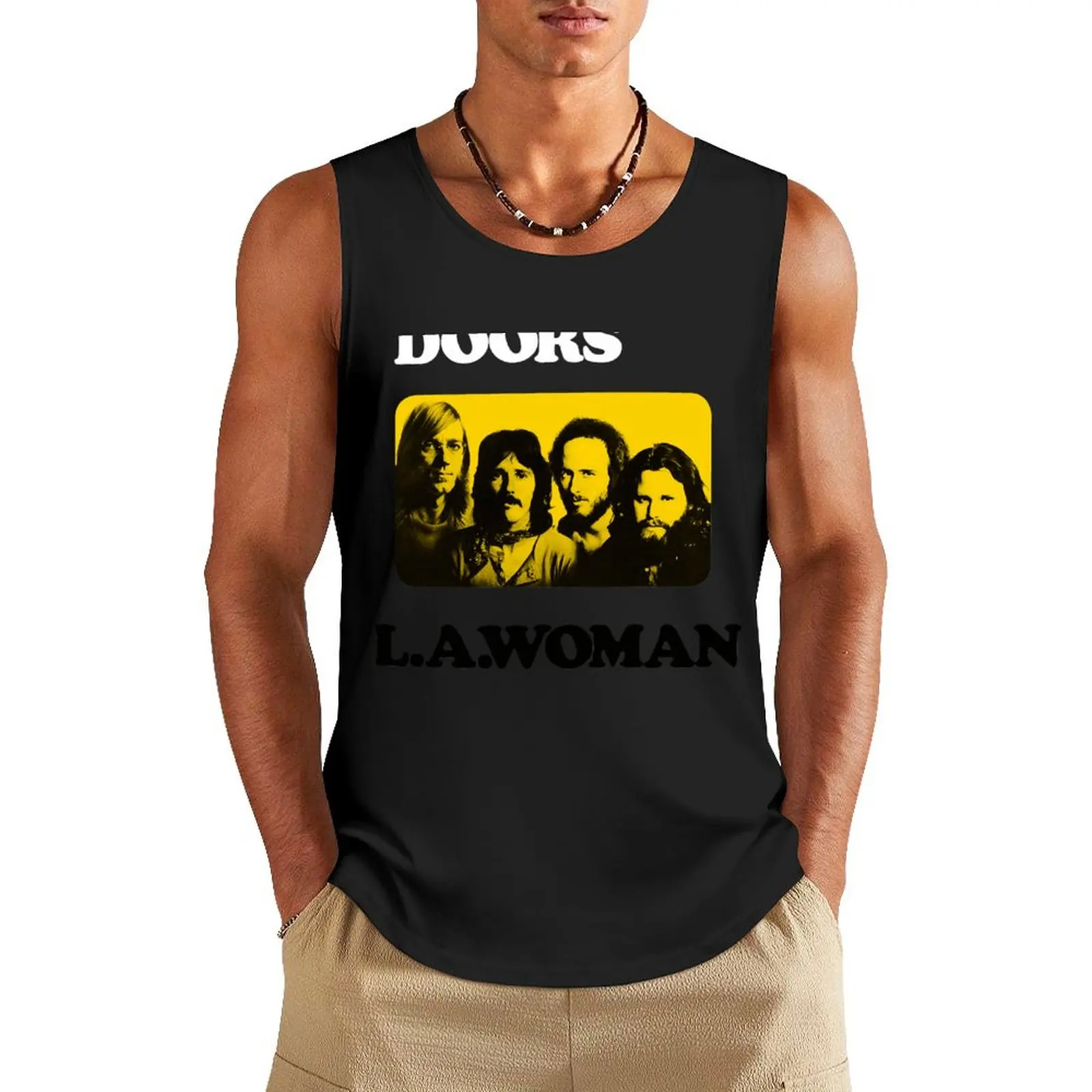 

L.A. Woman (HD) Classic Tank Top Vest Men's summer vest Bodybuilding clothing man