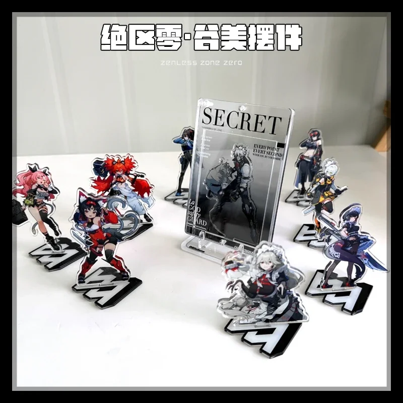 

Anime Zenless Zone Zero Cosplay Ornament Photo Frame Acrylic Standing Sign Accessory Pendant Table Decoration Birthday Gift