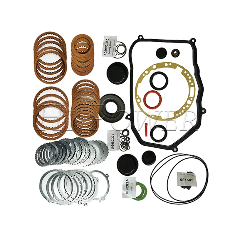 Auto Transmission Clutch Master Seal Overhaul Kit 01N Gasket For VW Jetta Car Gearbox Clutch Kit Friction steel Disc Plate