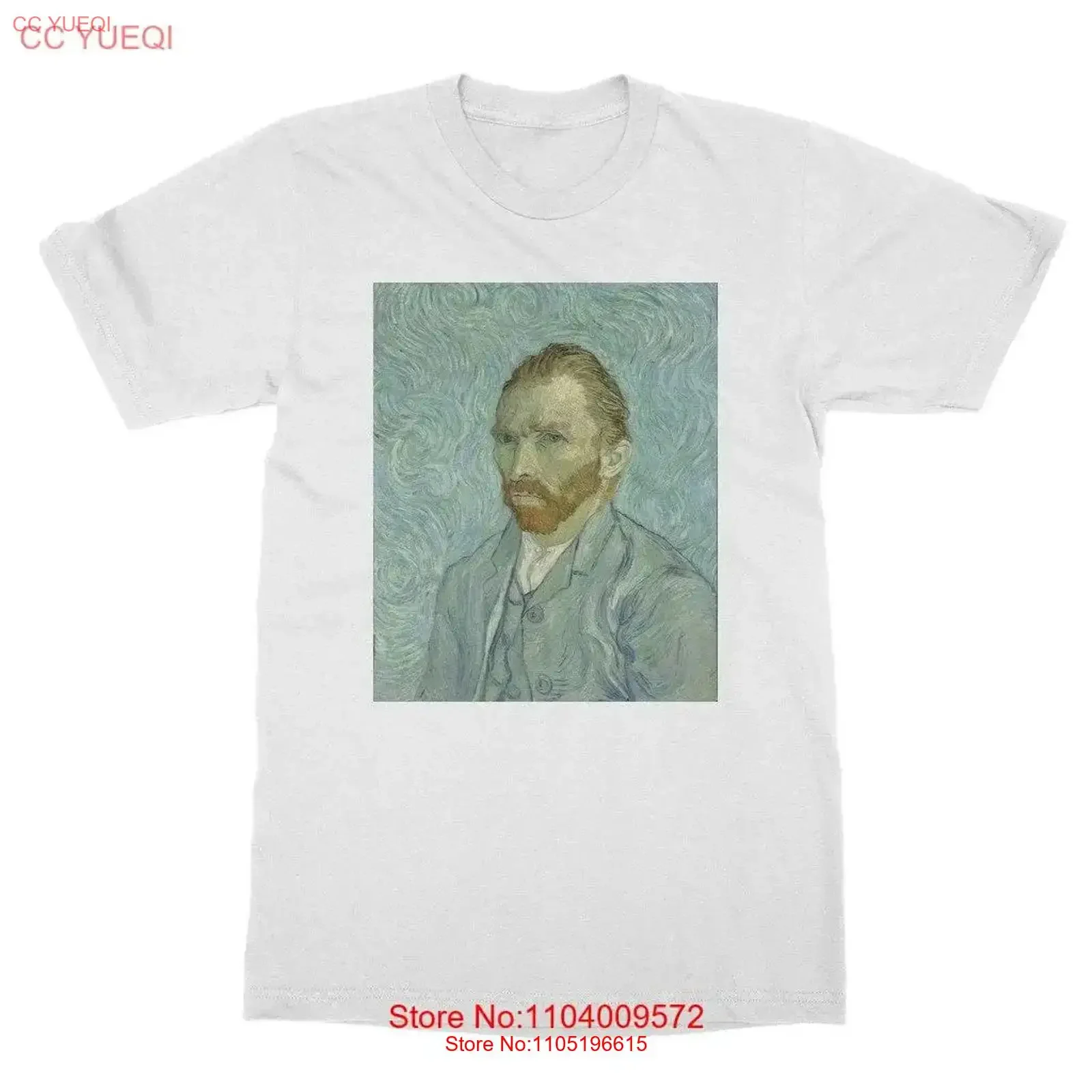 Vincent Van Gogh Self Portrait Classic T Shirt famous artist Artwork gifts Worldwide Shipping 5 Stars vintage Washed streetwear