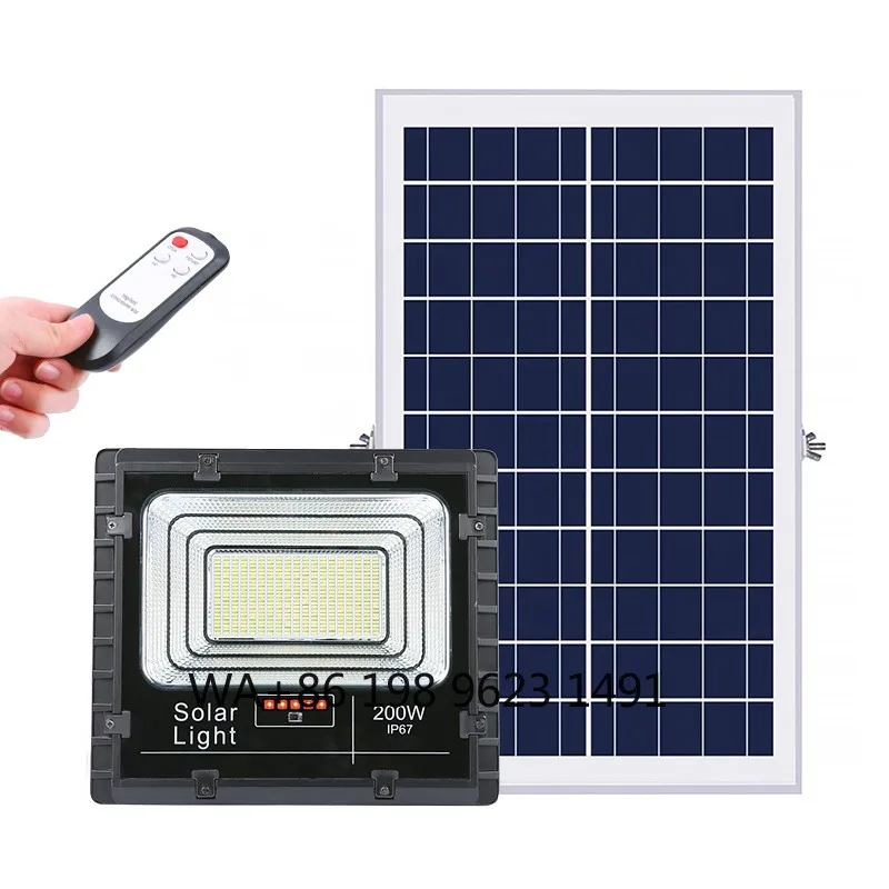 Waterproof LED Solar Flood Light High Quality Outdoor Garden Courtyard Energy Saving Projection Lamp