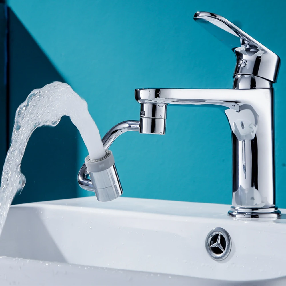 

Вращающийся на 1080° роботизированный удлинитель для смесителя с фильтром, 2 режима, многофункциональный, из нержавеющей стали