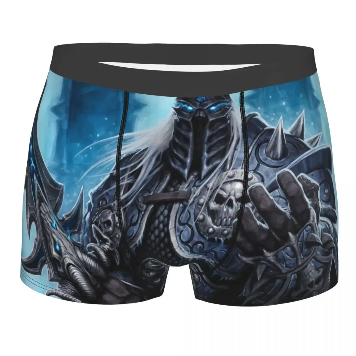 of Arthas-King Underpants Cotton Panties Male Underwear Sexy Shorts Boxer Briefs