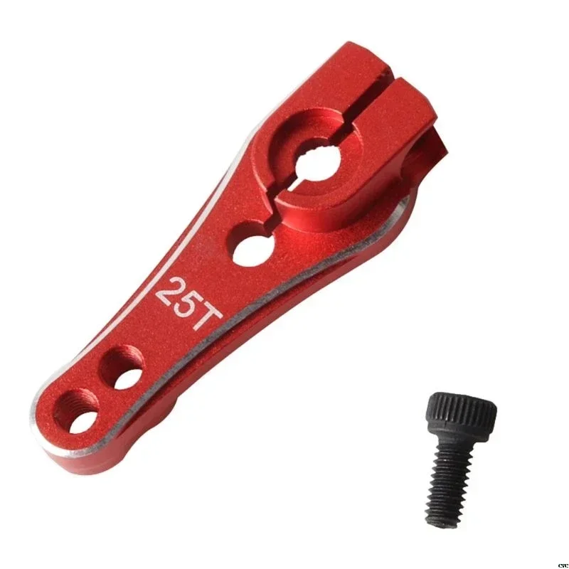 Bras Servo de direction à dents en métal RC 25T, 33MM, 1 pièce, pour 1/10 RC chenille TRXS TRX4 RC, pièces de voiture