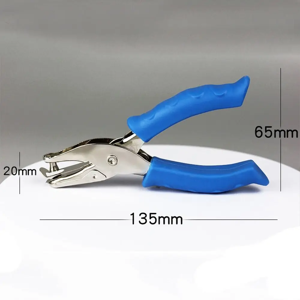 6mm Single Hole Puncher Round Hole non-slip handle Hole Punch Hand Tool DIY Paper Cutter School Office Binding Stationery