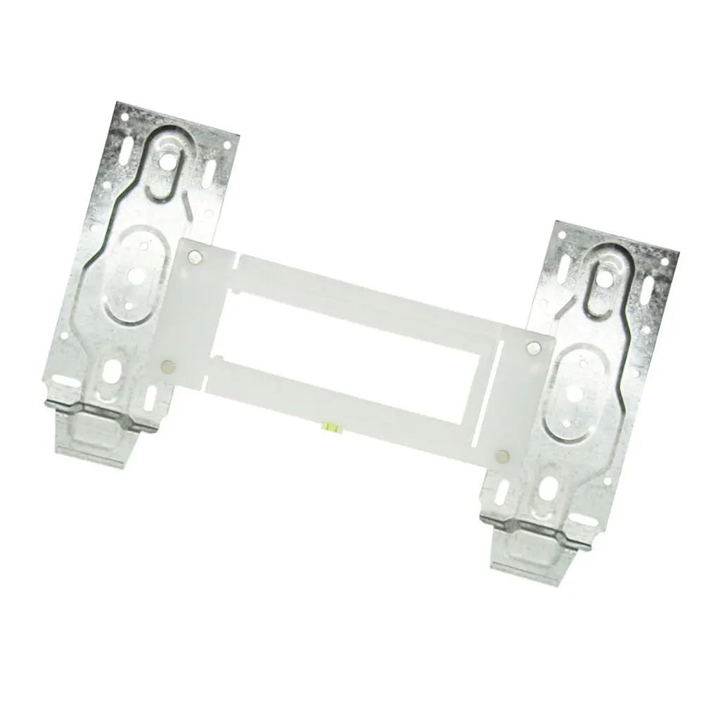 Adjustable Indoor AC Mounting Bracket Galvanized Iron Base Plate Compatible with 9000BTU 12000BTU 18000BTU 24000BTU Split Units