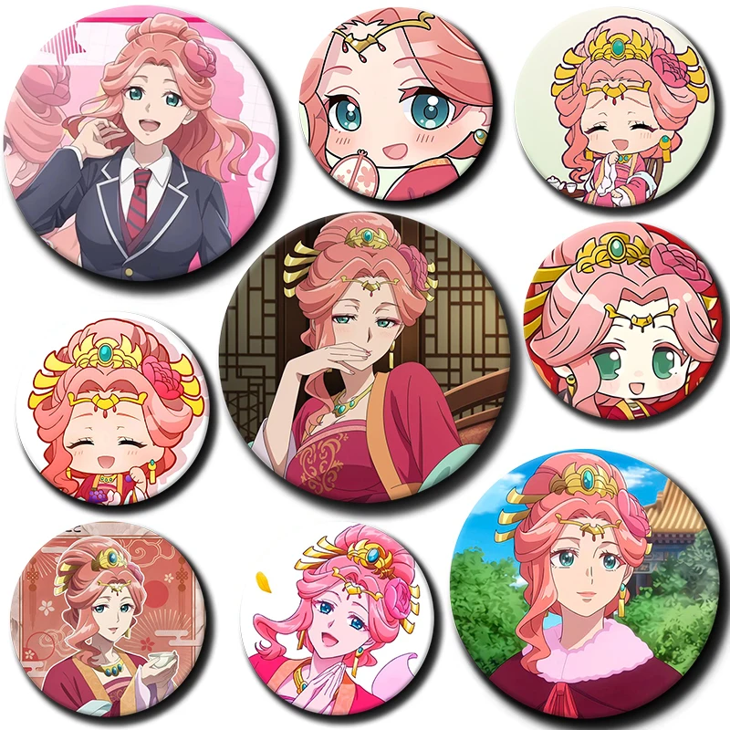 Cartoon Character Gyokuyō Button Pin Tinplate Badge Gyokuyō Anime Brooch Creative Badge for Backpack Clothes Decoration Gift