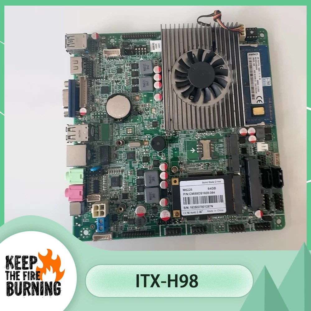 

Промышленная материнская плата ITX-H98 с процессором I5-4200U, DDR3