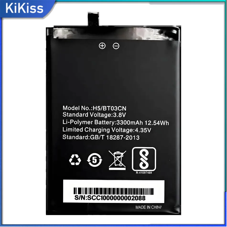 

Premium Replacement Mobile Phone Battery 3300Mah For Homtom H5