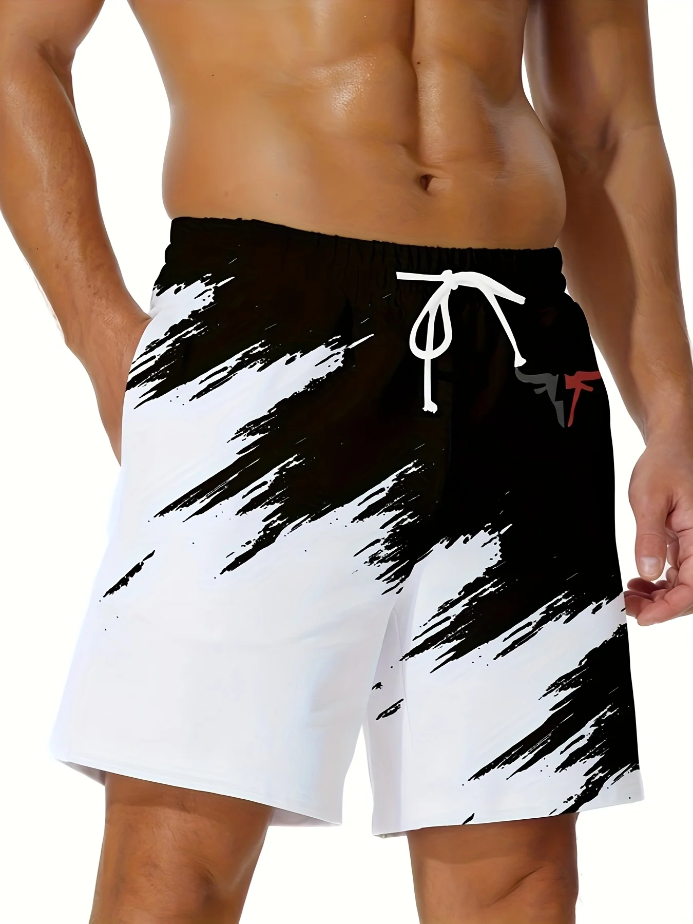 

The new men's shorts for the summer of 2025 are breathable lightweight casual and fashionable with 3D printing