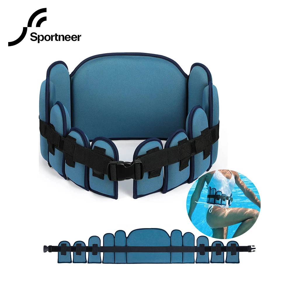 Sportneer Water Aerobics Belt Equipment Belts Aqua Float Flotation Aid Buoyancy Belt Aquatic Training Accessories for Fitness