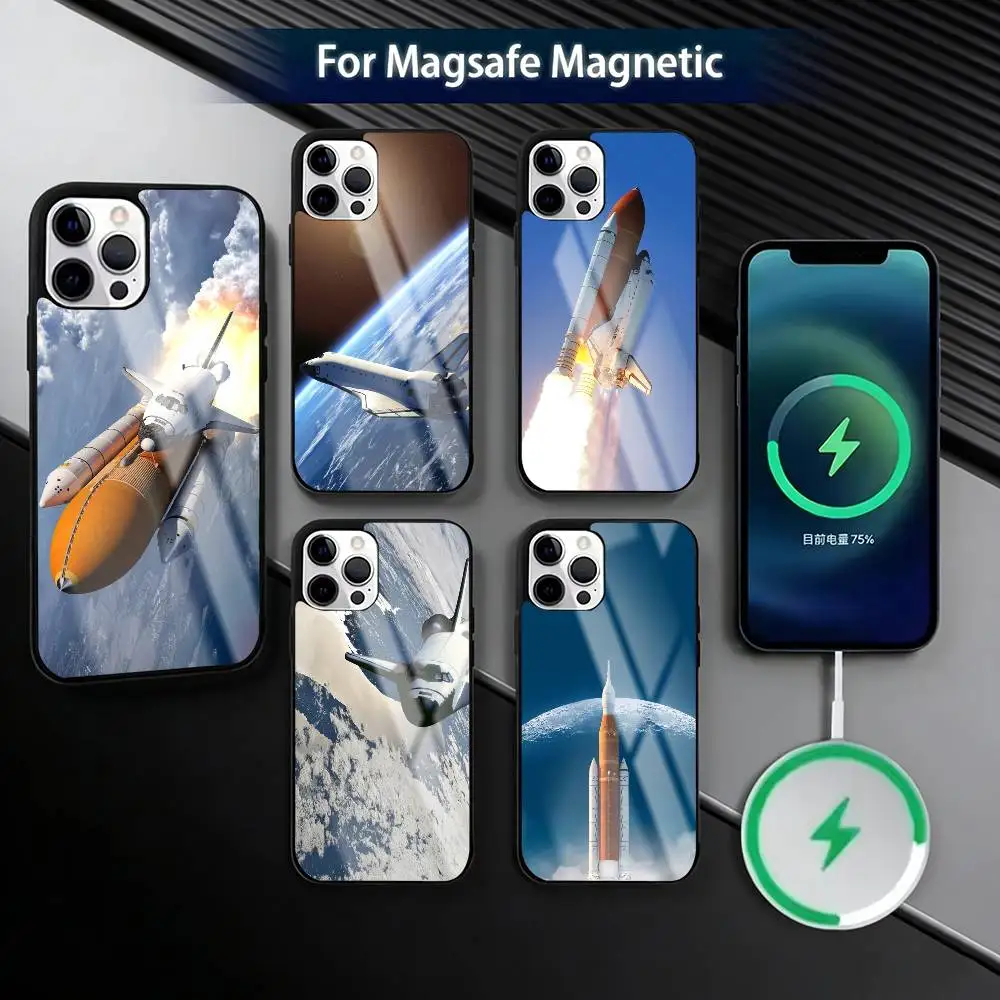 

Launch the R-rocket Phone Case For iPhone17,16,15,14,13,12,11 Plus,Pro Magnetic For Magsafe Wireless Charging
