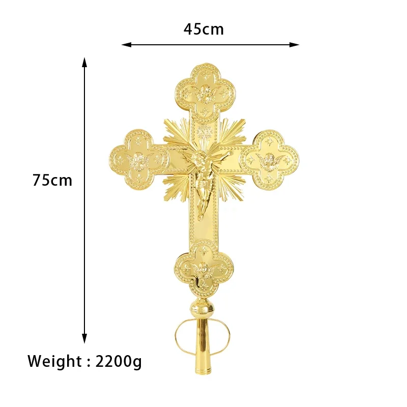 New Luxury Gold Plated Orthodox Holy Communion Chalice with Icons for Church Liturgy Home Altar Prayer Devotion Christian Gift