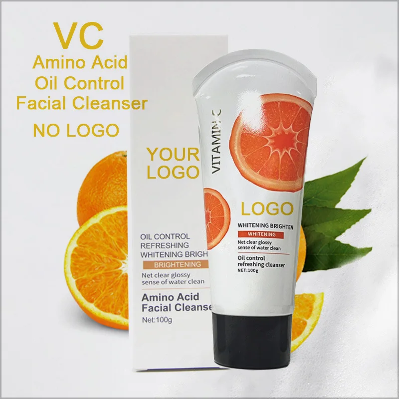 

Neutral facial cleansing and skincare cleanser with mild oil control VC amino acid cleanser