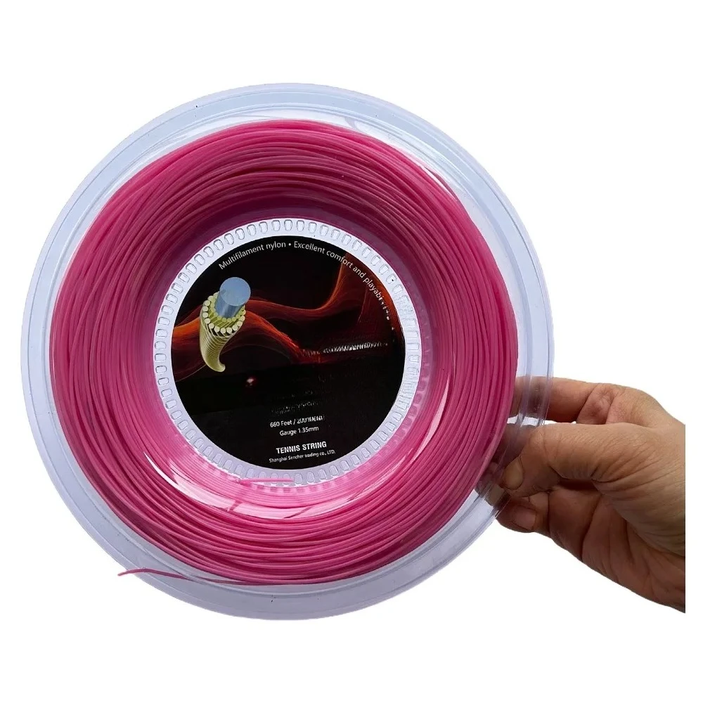 Wholesale Low Price Tennis Racket String 200m 1.30mm Color Racket String Racket String