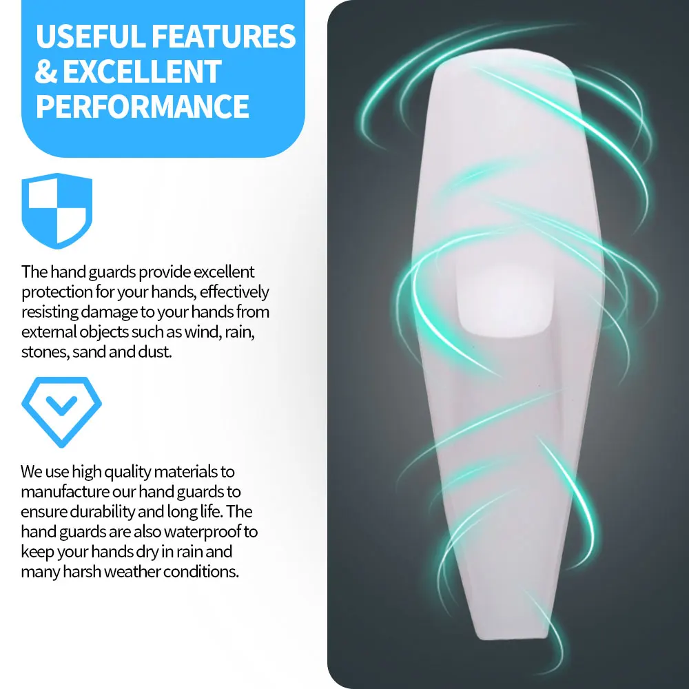 อุปกรณ์เสริมรถจักรยานยนต์ Hand Guards Handguard Protector ไฟหน้าสําหรับ HUSQVARNA FE250 FE300 FE450 TE250 TE 350 TX501