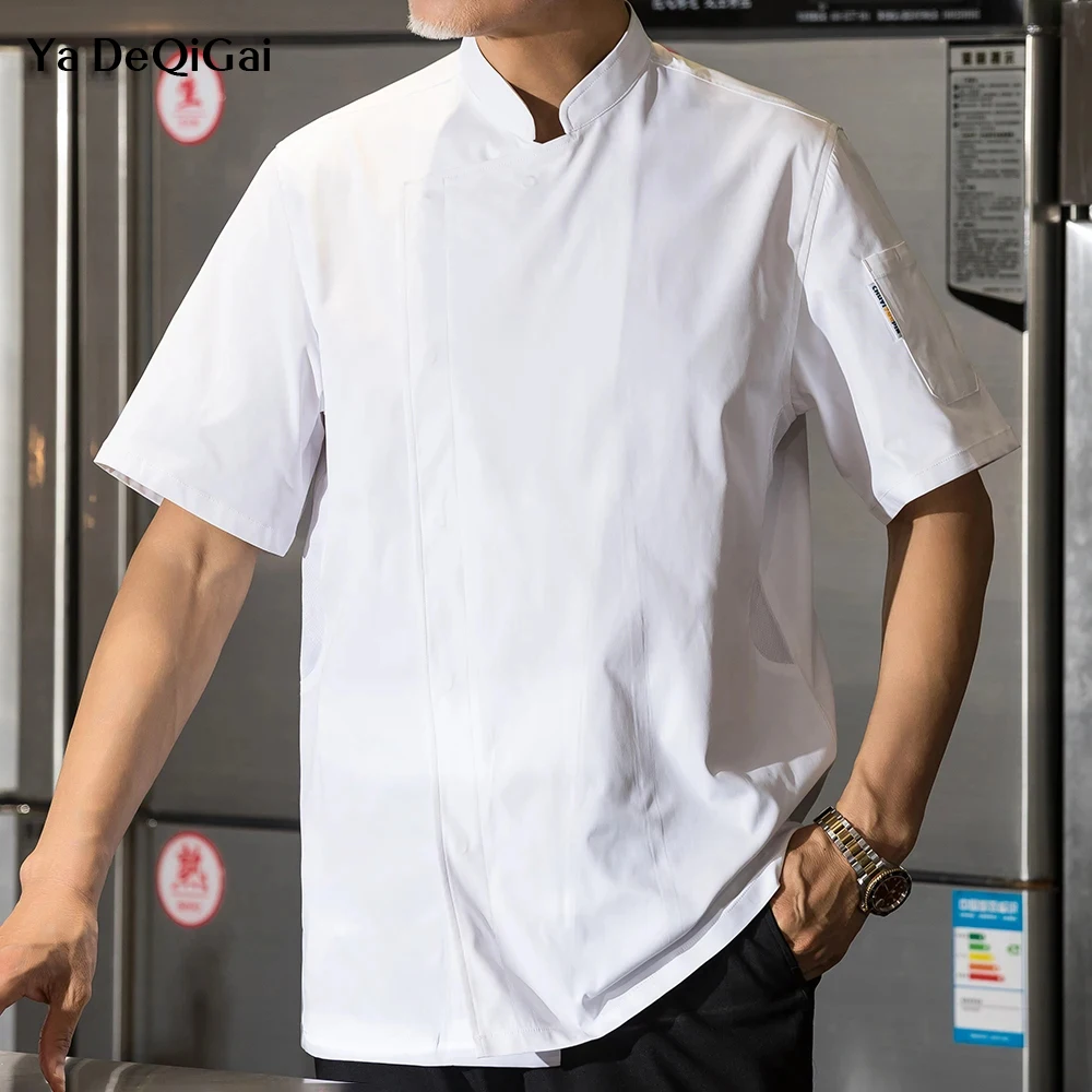 

Chef Uniforms for Men Women Professional Cooking Uniforms Kitchen Cook Jacket Restaurant Waiter Coat Kitchen Waiters Shirt M-4XL