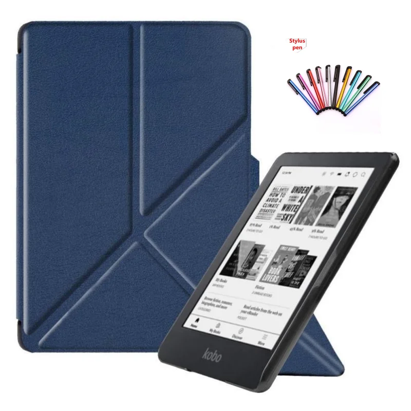 For KOBO Clara 2e 2022 Case Slim Magnetic PU Leather Soft Back Shell Funda For Kobo Clara 2e 6 inch Cover eBook Case Auto Wake