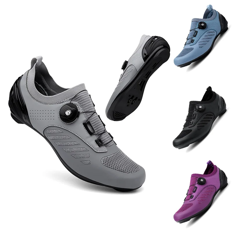 

High Collar Professional MTB Cycling Sneaker Shoes Breathable Cleats Road Bike Shoes Racing Speed Sneakers Men Bicycle Footwear