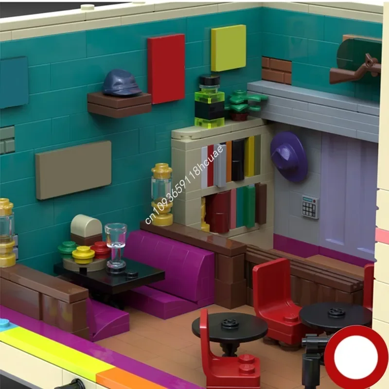 4711 peças moc o songstitcher edifícios modulares bloco de construção presente de natal coletor mestre perfeito para entusiastas do modelo