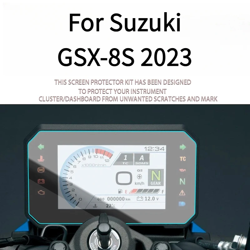 

Для GSX-8S Suzuki GSX 8S GSX8S 2023, защитная пленка для экрана приборной панели, защитная пленка