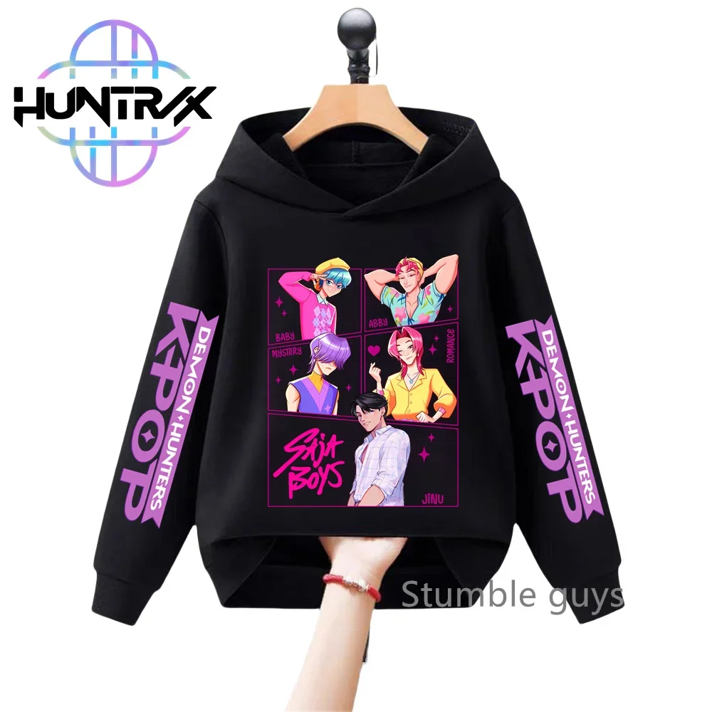 

Autumn Kids KPop Demon Hunters Hoodie Long Sleeve Sportswear Sweatshirt Boys Girls Comfortable Trendy Children's Wear​