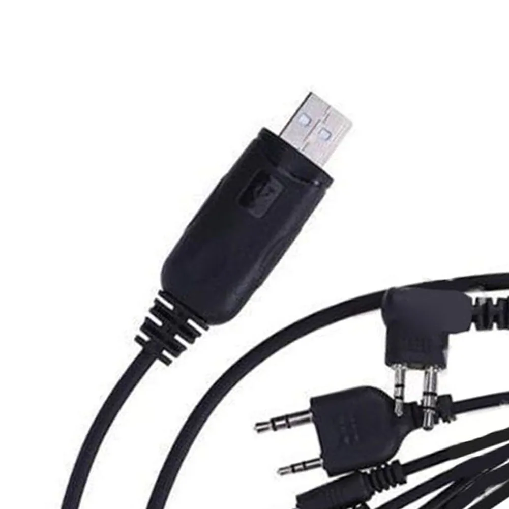 /8 /In /USB Programming Cable With 8 Interchangeable Interfaces For For Kenwood Quansheng Radio For Walkie Talkie Tester Tool