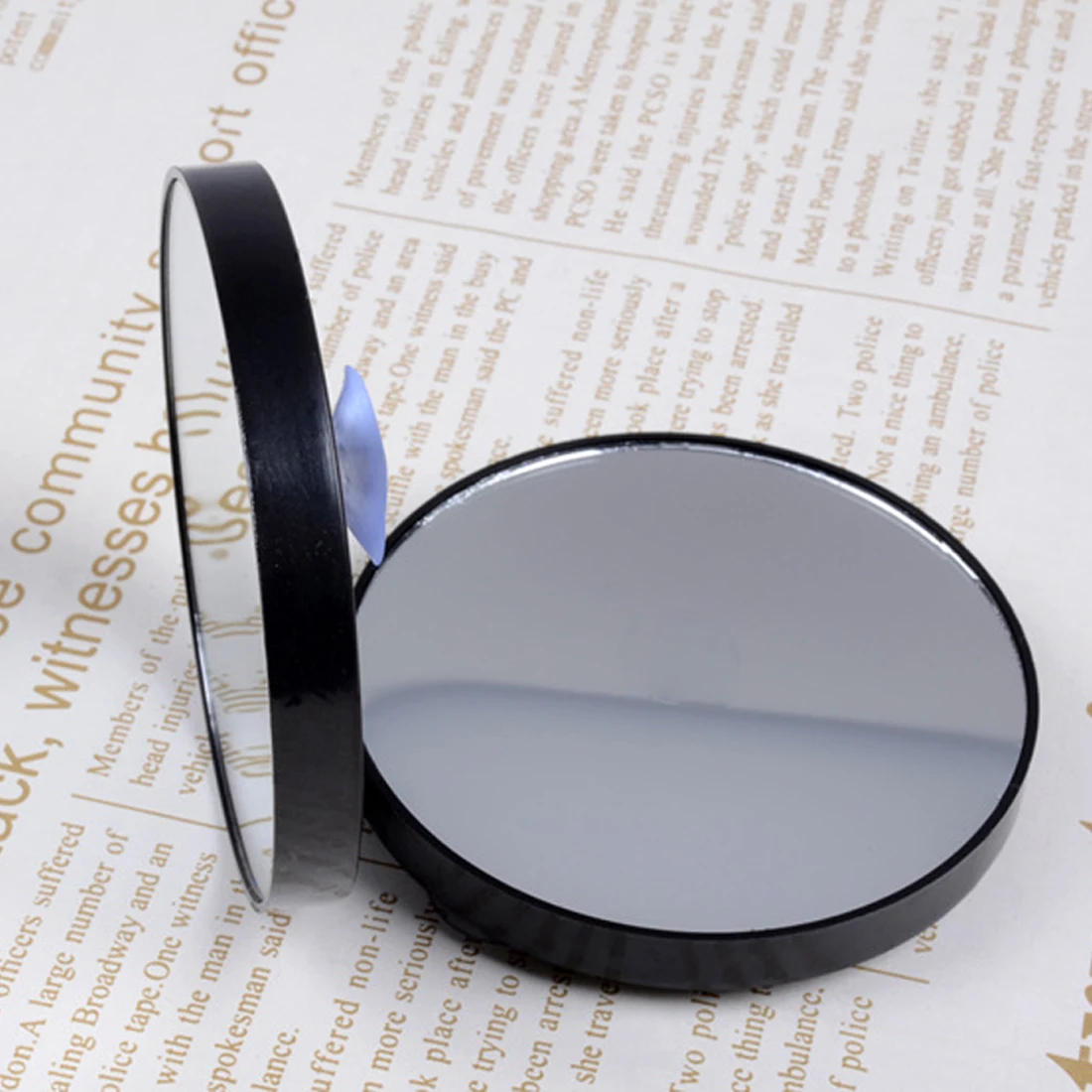 

L249 Magnifying Makeup Mirror Portable Hand Mirror Vanity Mini Pocket Round Makeup Magnifying Mirror With Suction Cups