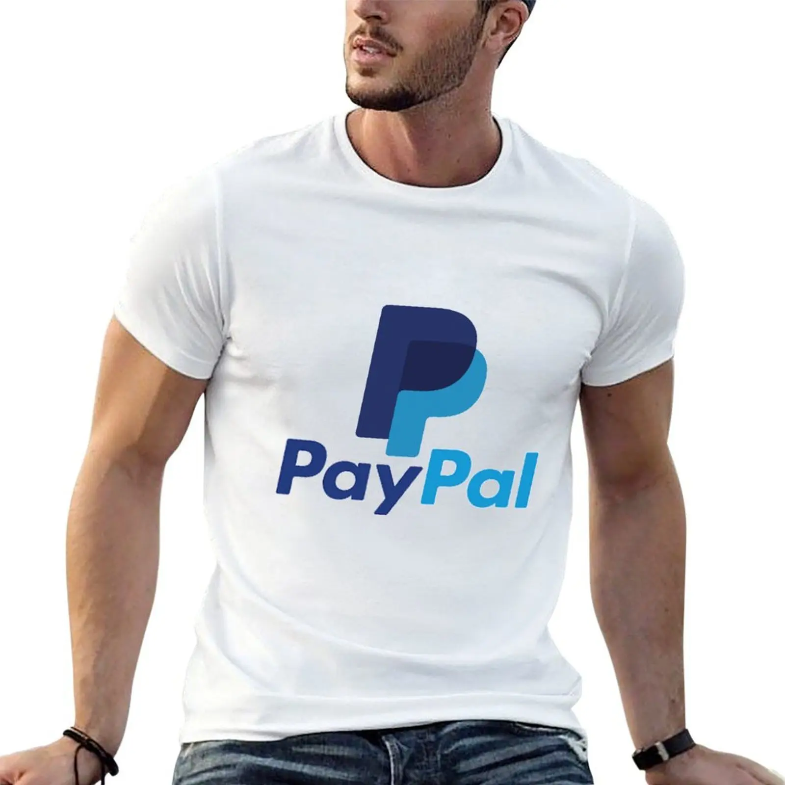 

PayPal Logo Design T-Shirt cotton t shirts man 100% man t shirts graphic T-Shirt