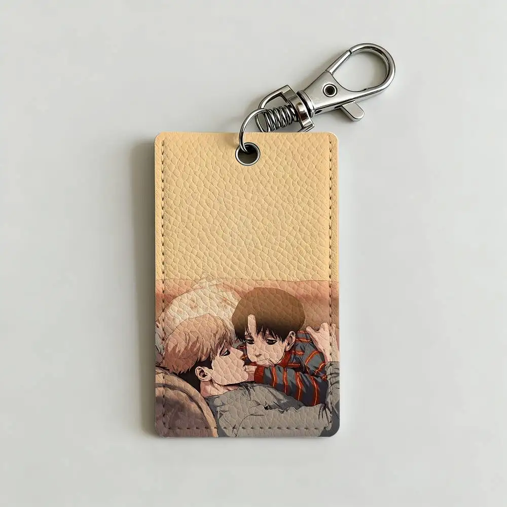 K-Killing S-Stalking Manga Card Holder Men And Womenn Universal Antirust Keychain Learther Access Drop Key Tag Ring - view 5