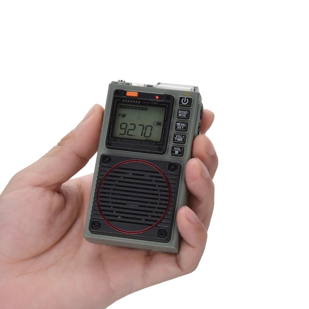 HRD-787 AM/FM/SW/WB كامل الفرقة راديو دعم الهاتف المحمول APP التحكم عن بعد بلوتوث صغير TF بطاقة لاعب التطبيق راديو عن بعد