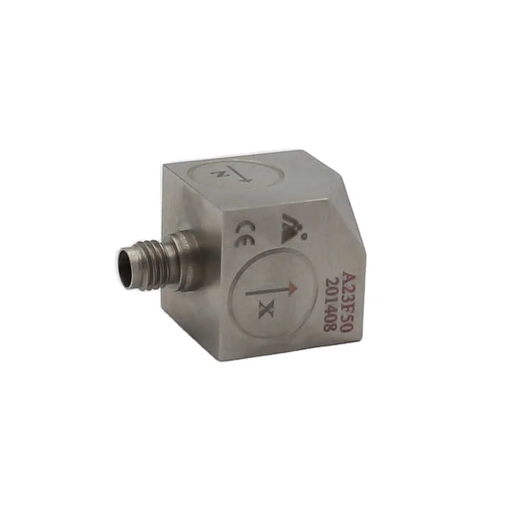 

Triaxial Universal Acceleration Sensor A23F50 1/4-28 Quad-core Output 3 Axis IEPE Accelerometer Sensor