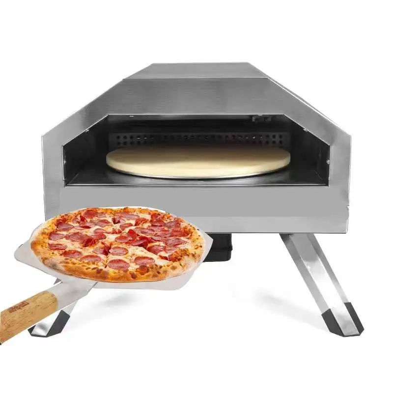 حار بيع شواء منضدية 12 بوصة في الهواء الطلق فرن بيتزا الغاز Horno Para Pizza للبيع