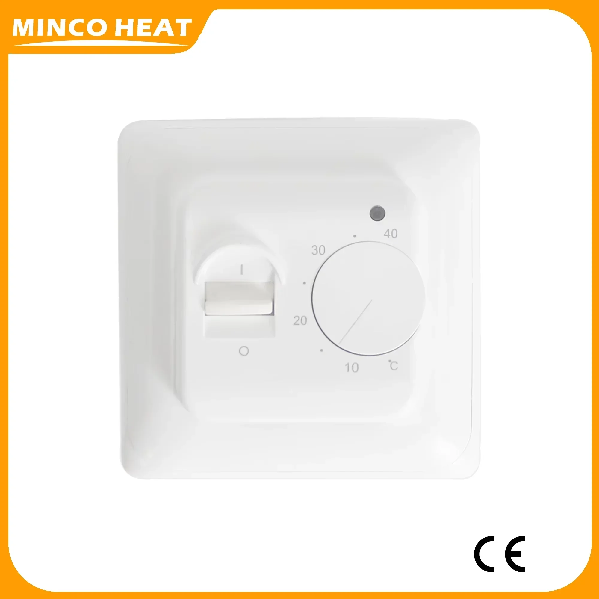 Minco – Thermostat mécanique de chauffage au sol, régulateur de température ambiante, 230V 50/60HZ 16A