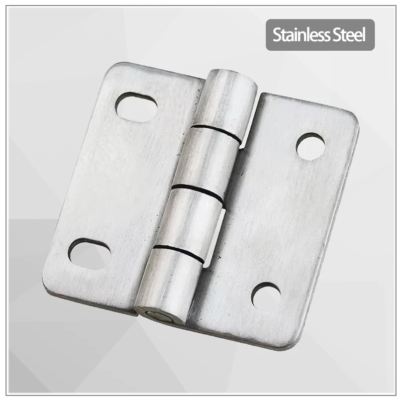 5pcs Stainless Steel Butterfly Shaped Hinge Waist Hole Cabinet Door Accessories for Industrial Automation Equipment Network Box