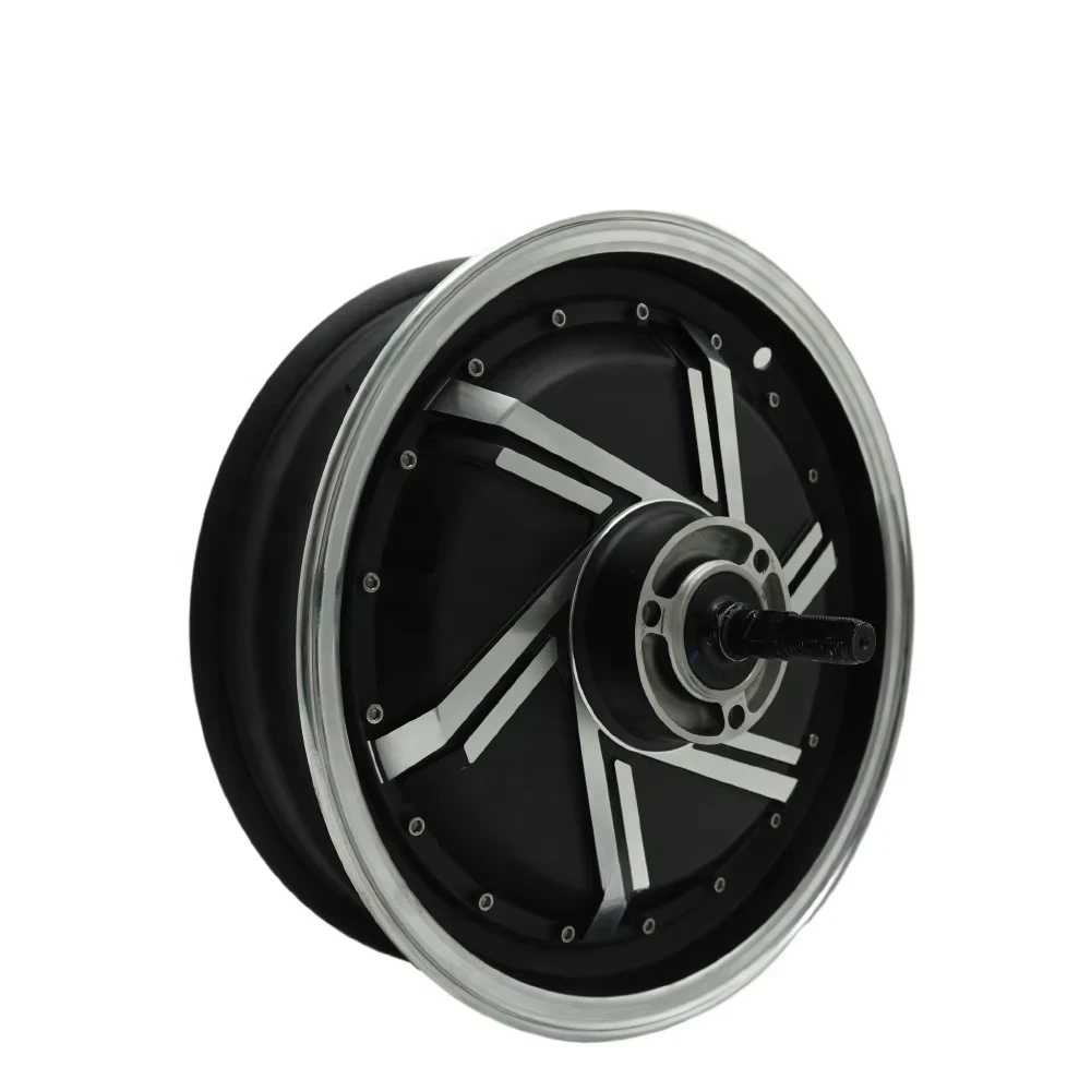 

273 6000W V3 72V 13x 3.5 inch brushless DC hub motor electric motorcycle, 100-110kph speed new 100-110kph speed