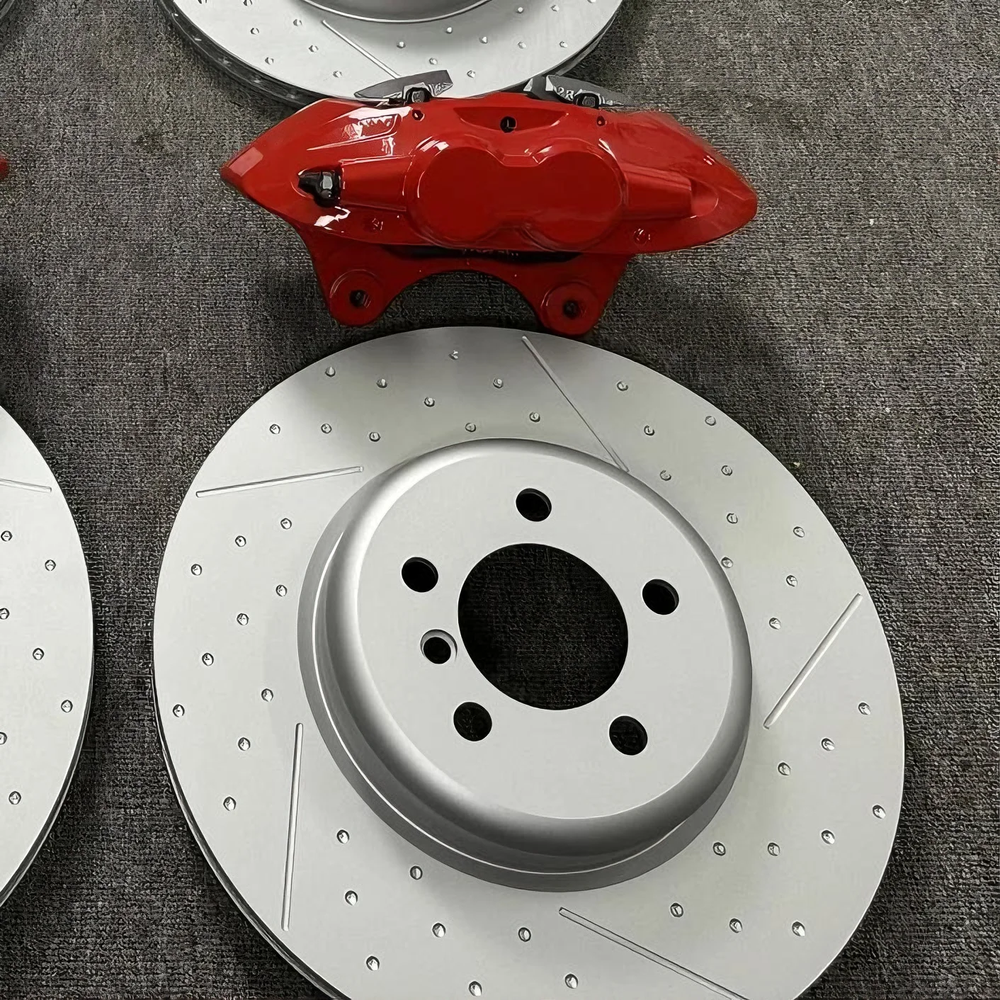 MP Front 4-Pot Rear 2-Pot Brake Kit 370mm 345mm Integrated Disc for BMW F30